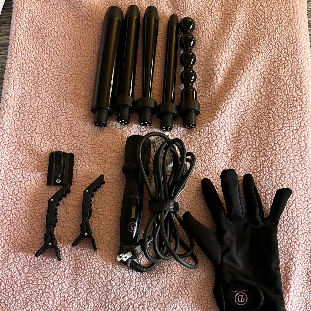 Bombay Professional Curling Wand Set - Pink and White - Picture 5 of 5